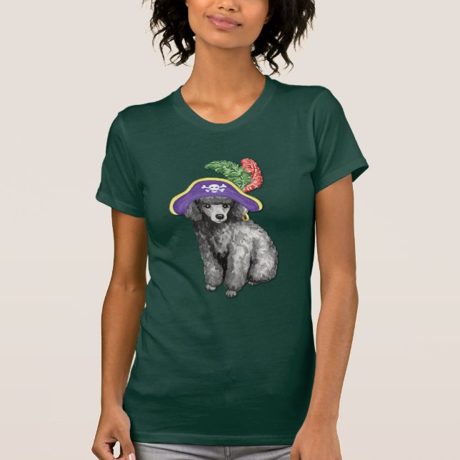 Camiseta Pirata de Poodle Miniatura (Frente)