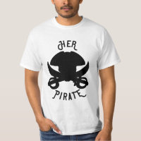 Pirata dela Cruz Negra Caveira e Espada Branco