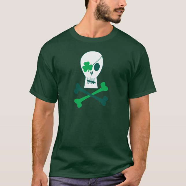 Camiseta Pirata do dia de St Patrick (Frente)