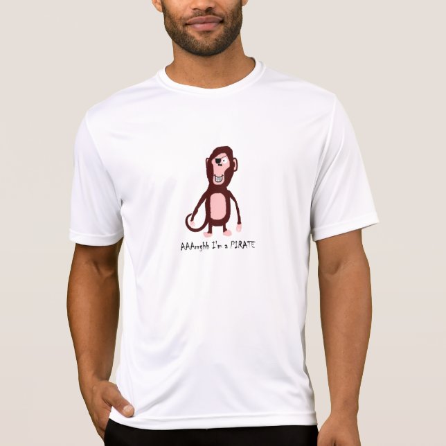 Camiseta pirata do macaco (Frente)