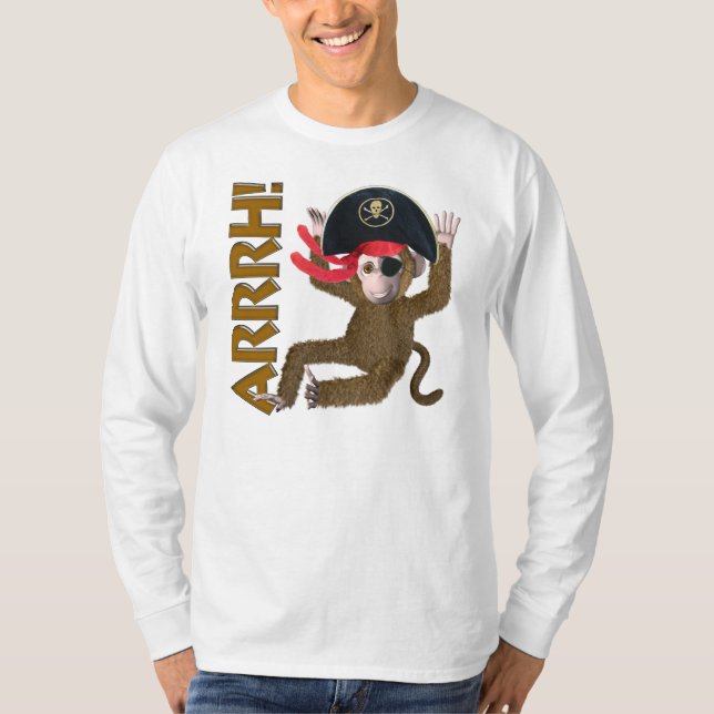 Camiseta Pirata do macaco (Frente)