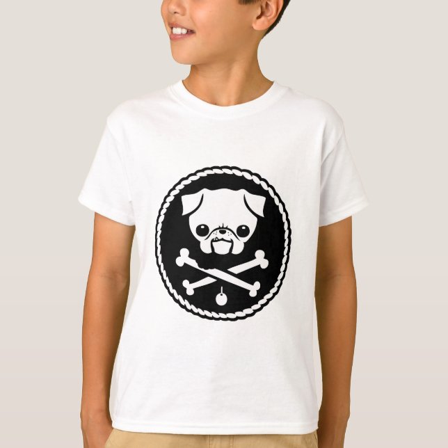 Camiseta Pirata do Pug (Frente)