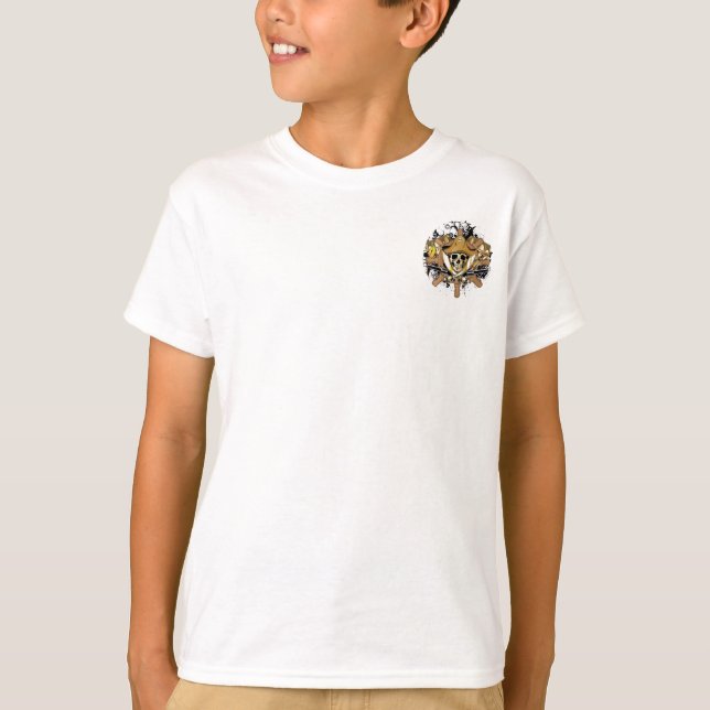 Camiseta pirata do verão dos meninos (Frente)