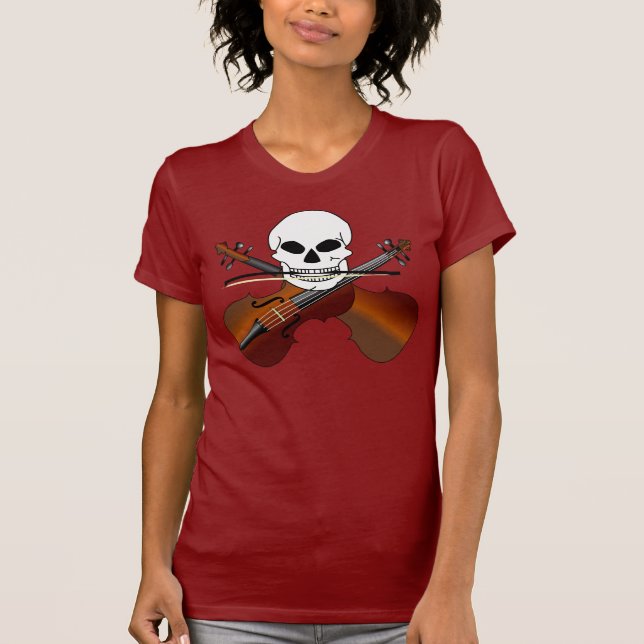 Camiseta Pirata do violino (Frente)