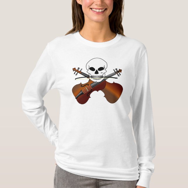Camiseta Pirata do violino (Frente)
