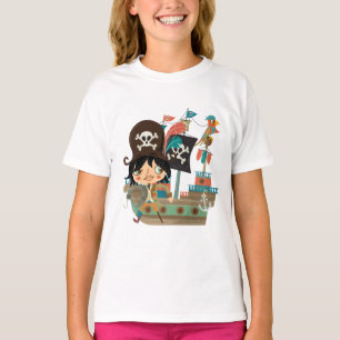 Camiseta Pirata e navio de pirata