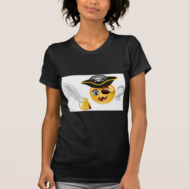 Camiseta pirata emoji (Frente)