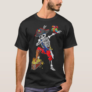 Camiseta Pirata Esqueleto Dabbing