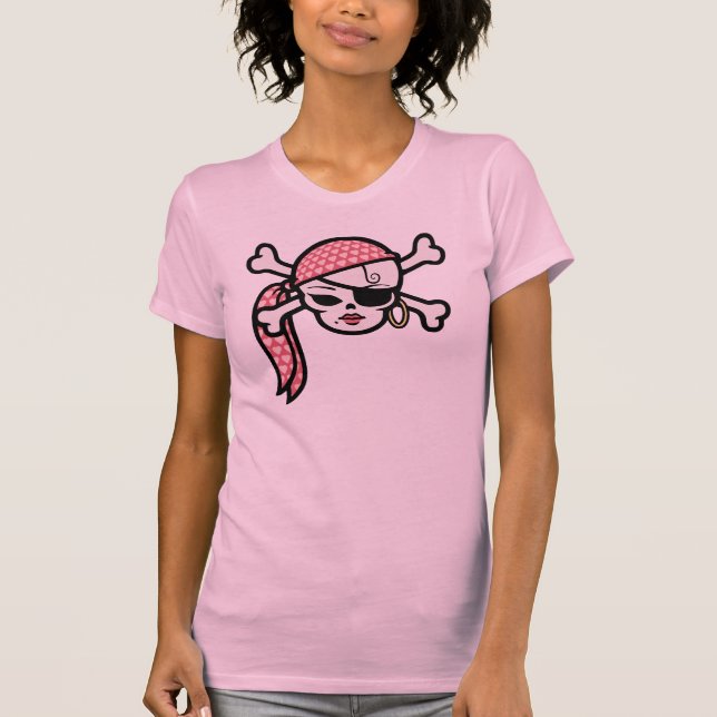 Camiseta Pirata glamoroso (Frente)