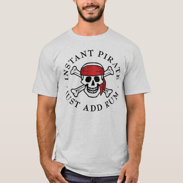 Camiseta Pirata Instantânea (Frente)