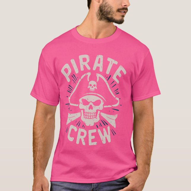 Camiseta Pirata Jolly Roger Crossbones Design (Frente)