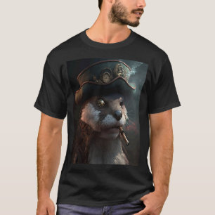 Camiseta Pirata Legal de Lontra do Rio Gigante