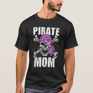 Camiseta Pirata Mamãe Matando O Pirata Familiar, Themed Pa