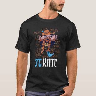 Camiseta Pirata Matemática Pi Taxa Símbolo Pi Dia Professor
