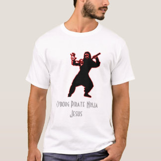 Camiseta Pirata Ninja Jesus do Cyborg