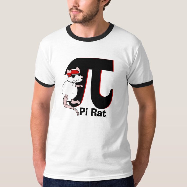 Camiseta pirata Pi Day (Frente)