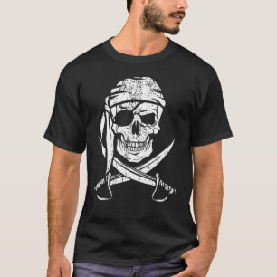 Camiseta Pirata Pirata Pirata Pavilha Capitão Pirata