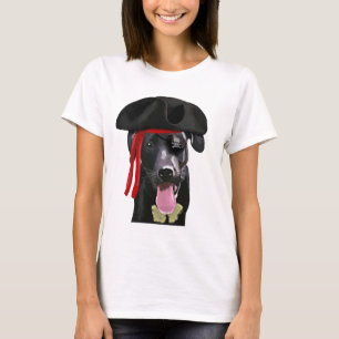 Camiseta Pirata Preta Labrador
