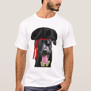 Camiseta Pirata Preta Labrador