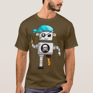 Camiseta Pirata Robot Fantasma