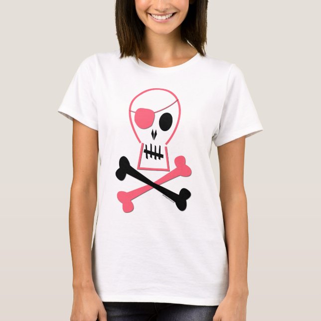 Camiseta Pirata Rosa (Frente)