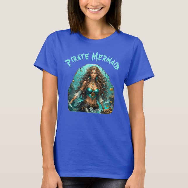Camiseta Pirata - Sereia Lady Thunder_Cove (Frente)