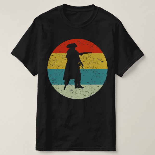 Camiseta pirata vintage (Frente do Design)