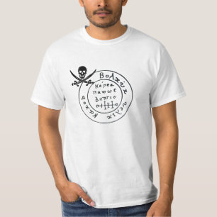 CAMISETA PIRATAS ANTICOS MAPA DE TRATAMENTO, CRÂNIA E MADEI