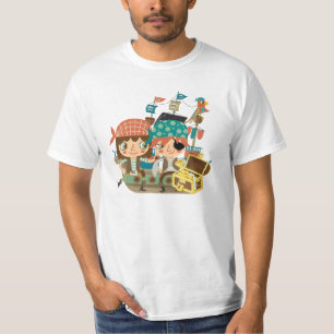 Camiseta Piratas com tesouro