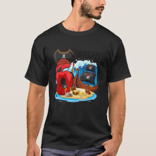 Camiseta Piratas de Aniversário Piratas de 6 Anos Naviam Ar