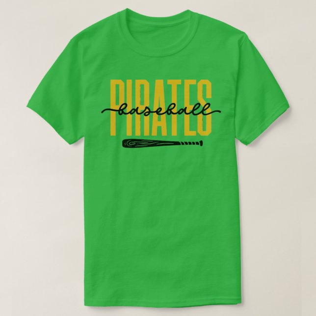Camiseta Piratas de Baseball 16 (Frente do Design)