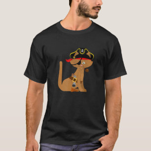 Camiseta Piratas de Combinação de Piratas de Gato Gato-Gato