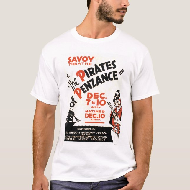 Camiseta Piratas de Penzance WPA 1938 (Frente)