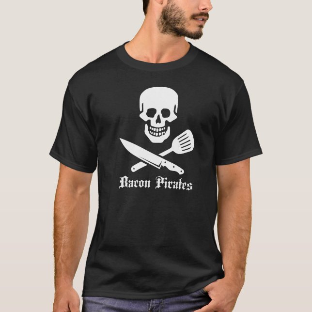 Camiseta Piratas do bacon (Frente)