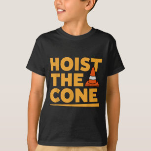 Camiseta Piratas do Cone Içados O Cone de Tráfego de Beiseb