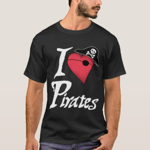 Camiseta Piratas do coração - obscuridade