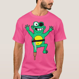 Camiseta Piratas E Sapos Engraçados