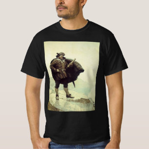 Camiseta Piratas Vintage, Capitão Bill Bones por NC Wyeth