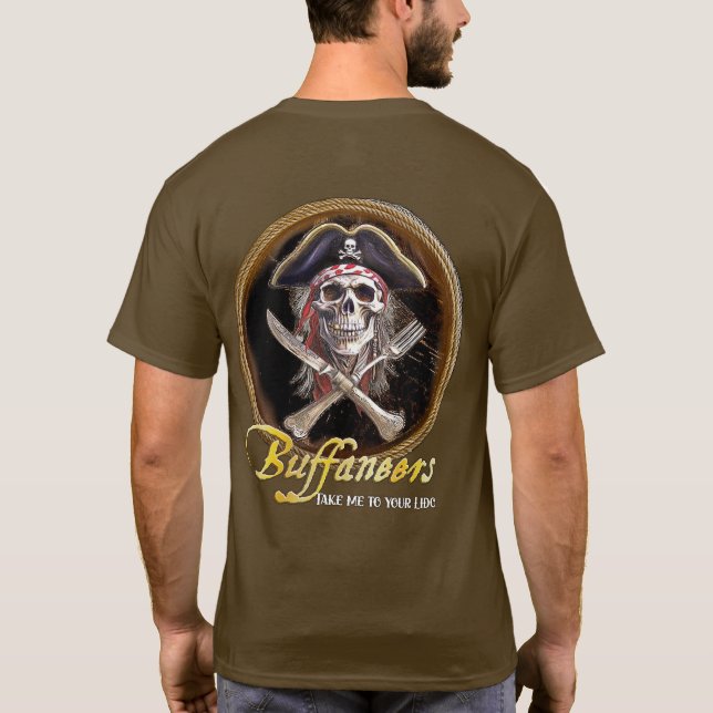 Camiseta Pirate Buffaneers "Leve-me ao seu Lido" Cruzeiros (Verso)