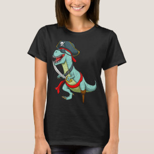 Camiseta Pirate Dinosaur Rex Tyrannosaurus Halloween Costu