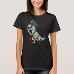 Camiseta Pirate Dinosaur Rex Tyrannosaurus Halloween Costum