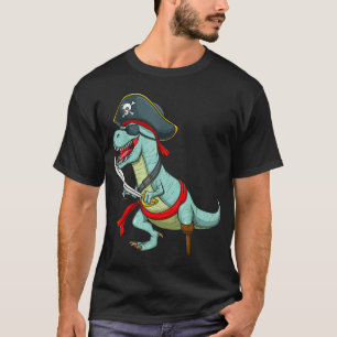 Camiseta Pirate Dinosaur T Rex Tyrannosaurus Halloween