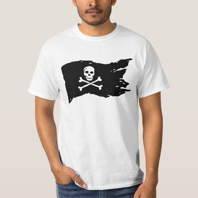 CAMISETA PIRATE FLAG PAI MENS T-SHIRTS (Frente)