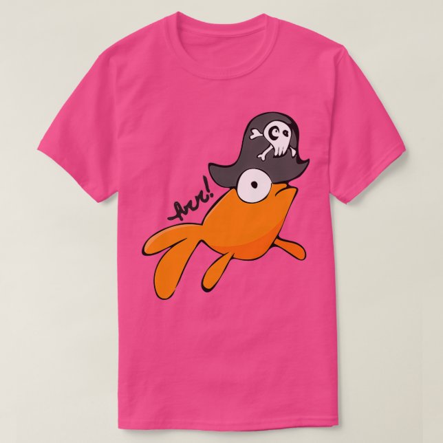 Camiseta Pirate Goldfish (Frente do Design)