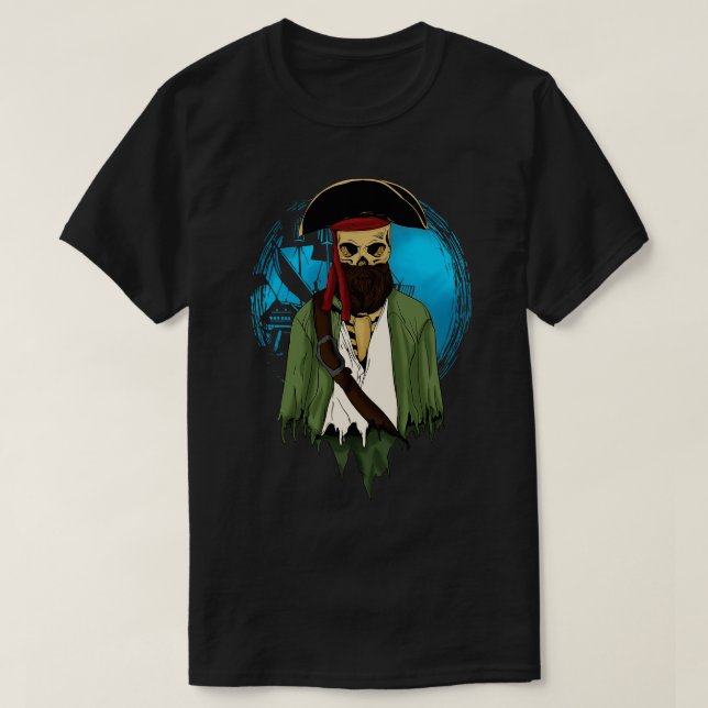 Camiseta Pirate Halloween 1 (Frente do Design)