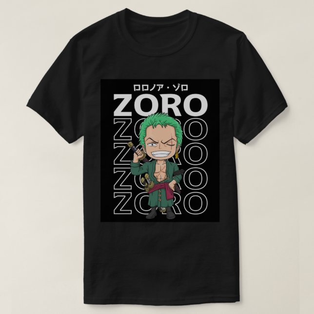 Camiseta Pirate Hunter Zoro (Frente do Design)