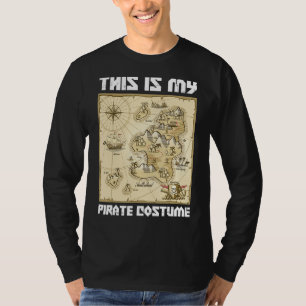 Camiseta Pirate Island Map Sea Adventure Este É O Meu Pirat