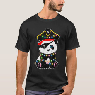 Camiseta Pirate Panda Lights Pajama For N