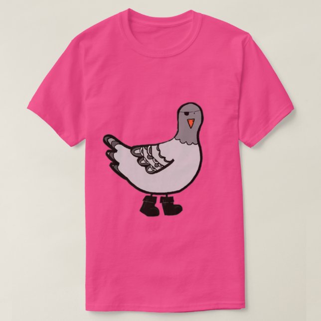 Camiseta Pirate Pigeon (Frente do Design)