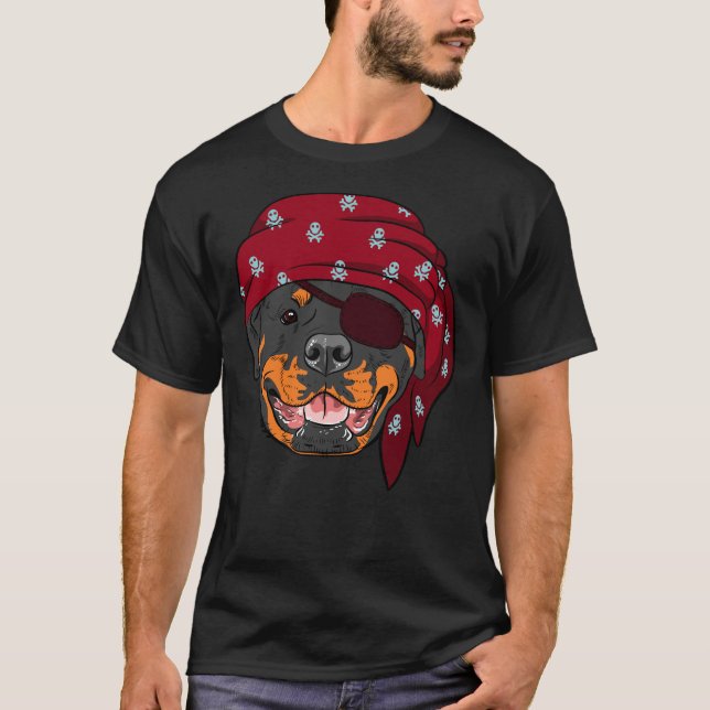 Camiseta Pirate Rottweiler (Frente)